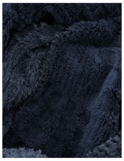 Bambury Lattice Sherpa Fleece Blanket
