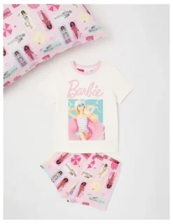 Barbie Barbie Beach Pyjamas With A Pillowcase in Cream