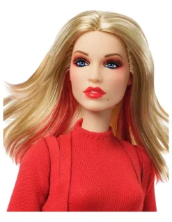 Barbie Signature Kylie Minogue Doll in Red Padam Padam Music Video Outfit