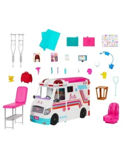 Barbie Transforming Ambulance And Clinic Playset