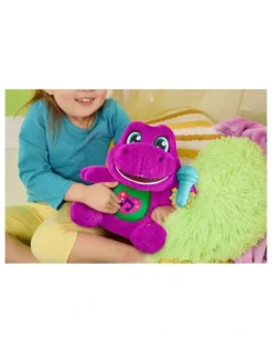 Barney Fisher Price Barneys World Sing Along Barney Plush