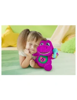 Barney Fisher Price Barneys World Sing Along Barney Plush