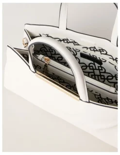 Basque Audrey Satchel Bag in Vanilla
