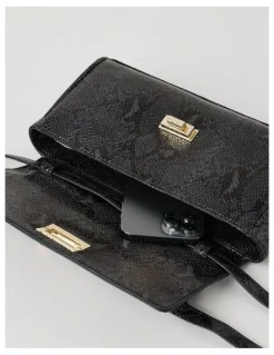 Basque Ava Satchel Bag in Black