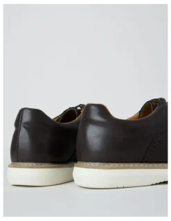 Basque Beau Casual Brogue Lace Up in Brown