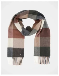 Basque Bold Check Wool Scarf Winter Accessory Mutli