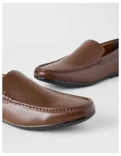 Basque Colt Leather Moccasin in Tan