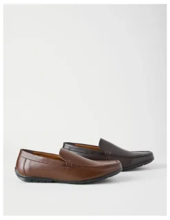 Basque Colt Leather Moccasin in Tan