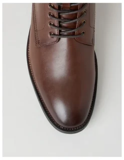 Basque Darcy Leather Lace Up Boot in Tan