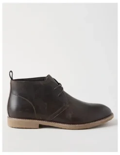 Basque Denver Leather Chukka Boot Chocolate