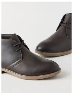 Basque Denver Leather Chukka Boot Chocolate
