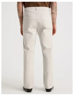 Basque Five Pocket Casual Pant in Silver Grey