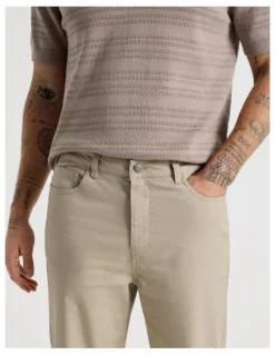 Basque Five Pocket Casual Pant in Sand