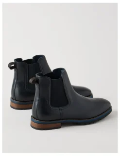 Basque Harvey Leather Chelsea Boot in Cognac