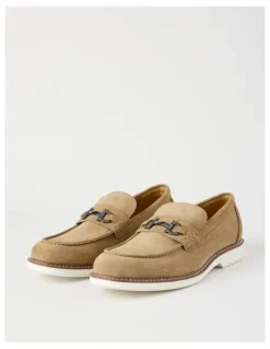 Basque Hector Casual Suede Loafer in Sand