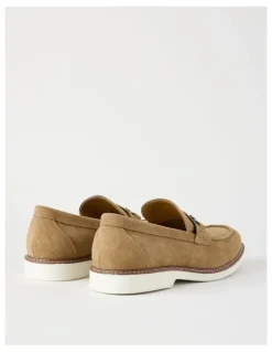 Basque Hector Casual Suede Loafer in Sand