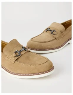 Basque Hector Casual Suede Loafer in Sand
