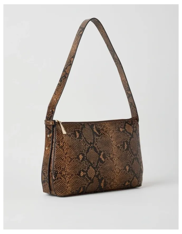 Basque Sofia Shoulder Bag in Brown