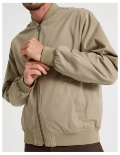 Basque Water Resistant Bomber Jacket in Sand