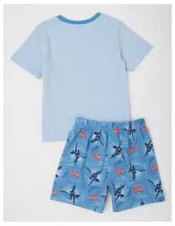 Batman Batman City Pyjamas With A Pillowcase in Baby Blue