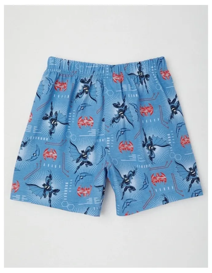 Batman Batman City Pyjamas With A Pillowcase in Baby Blue
