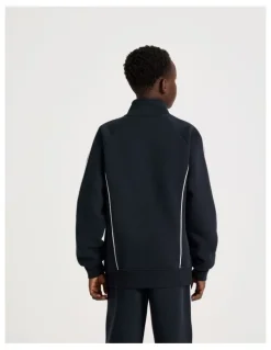 Bauhaus Athletic Zip Thru Sweat in Navy