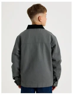 Bauhaus Barn Jacket in Black