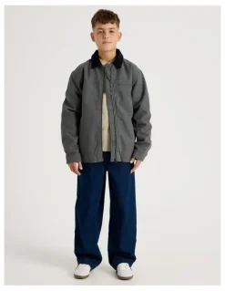 Bauhaus Barn Jacket in Black