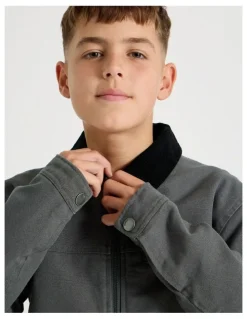 Bauhaus Barn Jacket in Black