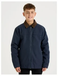 Bauhaus Barn Jacket in Navy