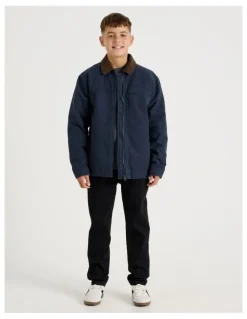 Bauhaus Barn Jacket in Navy