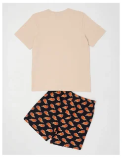 Bauhaus Basketball Flame Jersey Pyjamas in Grey