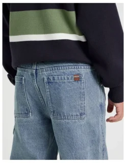 Bauhaus Carpenter Jean in Mid Denim