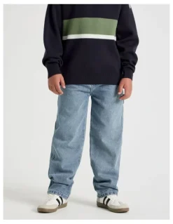 Bauhaus Carpenter Jean in Mid Denim