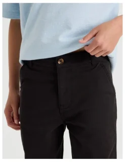 Bauhaus Chino Pant in Black