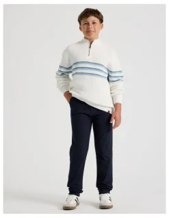 Bauhaus Chino Pant in Navy