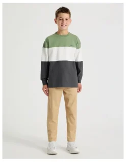 Bauhaus Chino Pant in Stone