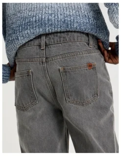 Bauhaus Classic Straight Leg Jean in Grey