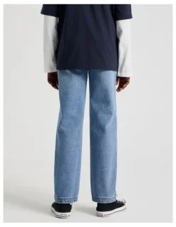 Bauhaus Classic Straight Leg Jean in Mid Blue