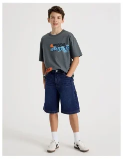 Bauhaus Denim Jort in Indigo