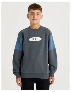 Bauhaus Essentials Crew Neck Sweat in Black