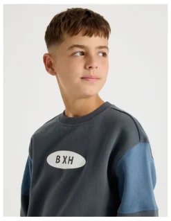 Bauhaus Essentials Crew Neck Sweat in Black