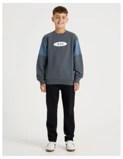 Bauhaus Essentials Crew Neck Sweat in Black