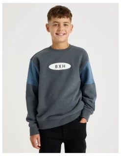 Bauhaus Essentials Crew Neck Sweat in Black