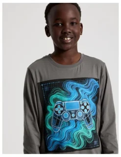 Bauhaus Knit Gaming Pyjamas in Grey