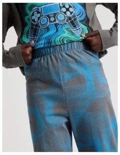 Bauhaus Knit Gaming Pyjamas in Grey