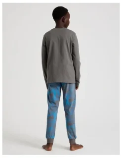 Bauhaus Knit Gaming Pyjamas in Grey