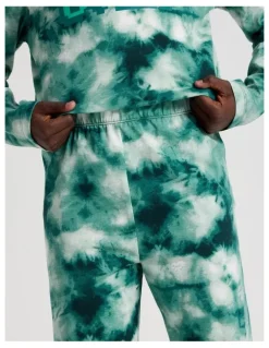 Bauhaus Knit Tie Dye Pyjamas in Green