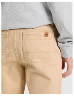 Bauhaus Pull On Chino Pant in Tan