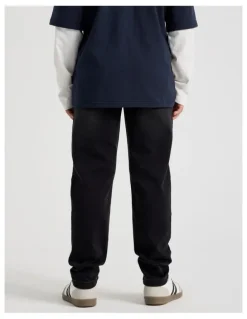 Bauhaus Pull On Denim Jean in Black